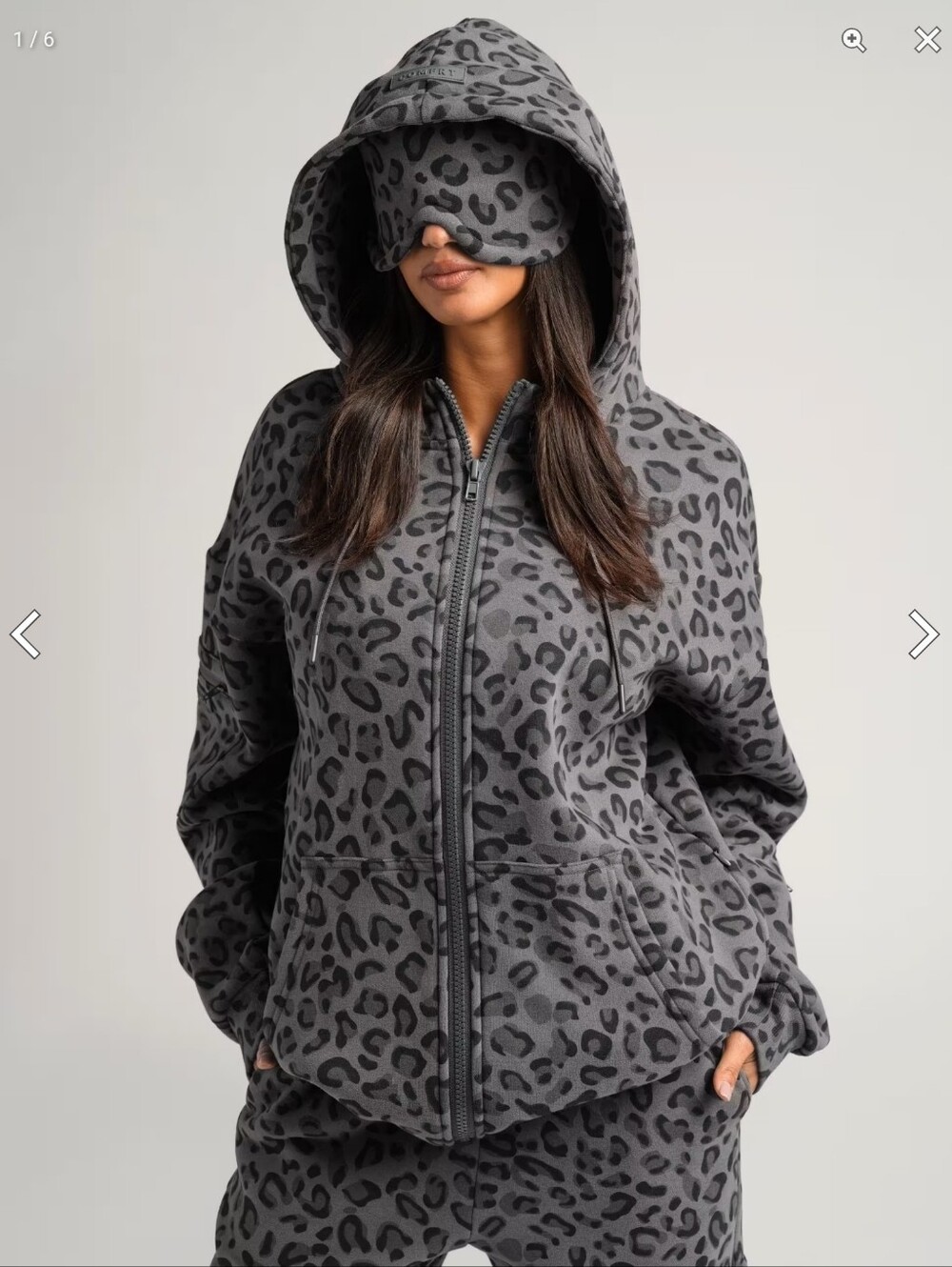 CMFRT Airplane Mode Travel Zip Hoodie - Limited Edition Panther Print